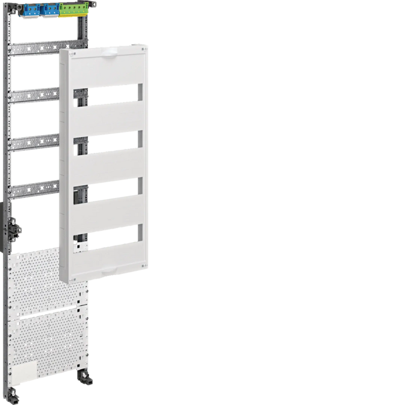 Mediafeld, univers, für Feldv. AP 7-reihig, 4x12Mod+3xMedia, 1050x250mm,QC | Hager