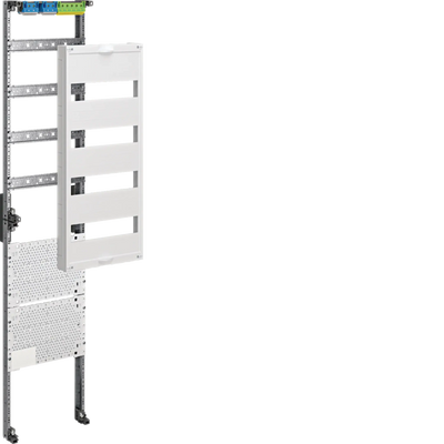 Mediafeld, univers, für Feldv. AP 8-reihig, 4x12Mod+4xMedia, 1200x250mm,QC | Hager