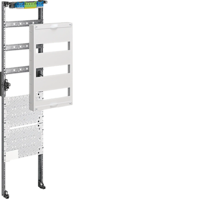 Mediafeld, univers, für Feldv.AP 7-reihig, 3x12Mod+4xMedia, 1050x250mm,QC | Hager