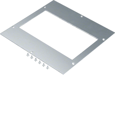 Montagedeckel für Universal-Bodendose Größe 2 gestanzt E04 147x247mm | Hager