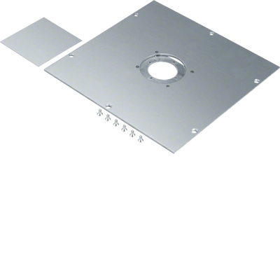 Montagedeckel für Universal-Bodendose Größe 2 gestanzt GBZ rund 50mm | Hager
