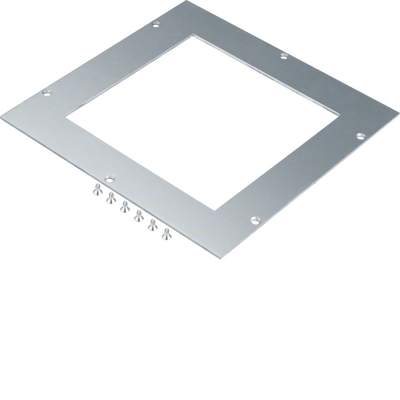 Montagedeckel für Universal-Bodendose Größe 2 gestanzt Q06 200x200mm | Hager