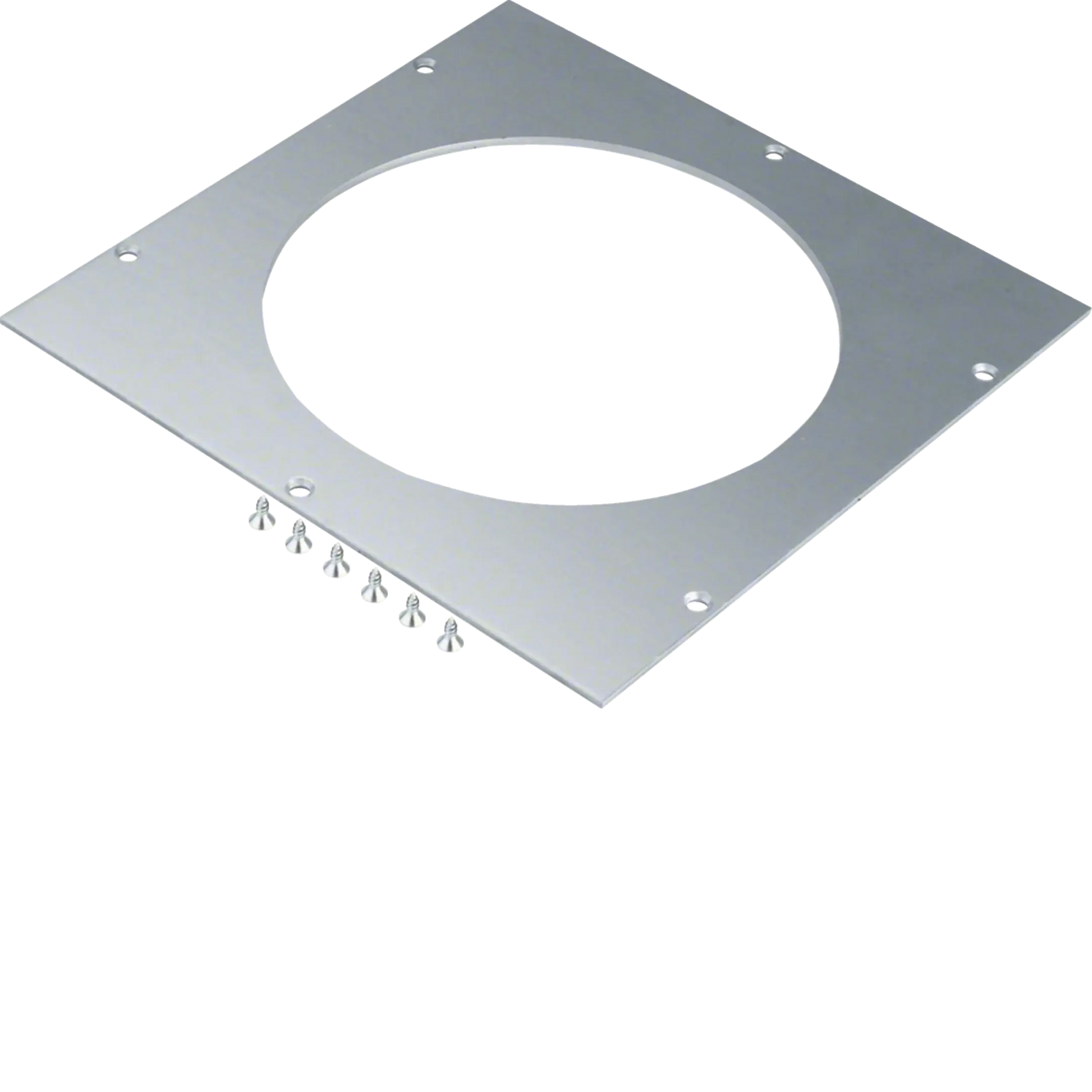 Montagedeckel für Universal-Bodendose Größe 2 gestanzt R06 rund 215mm | Hager