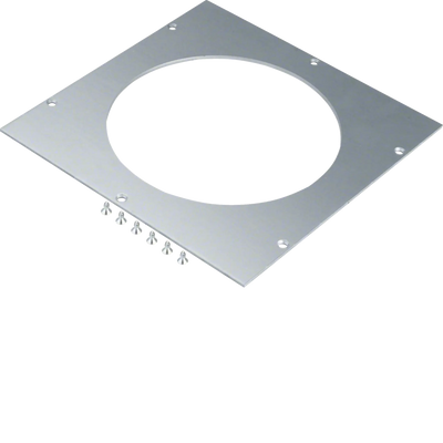 Montagedeckel für Universal-Bodendose Größe 2 gestanzt R06 rund 215mm | Hager