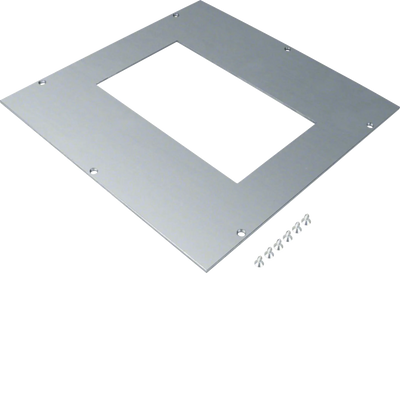 Montagedeckel für Universal-Bodendose Größe 3 gestanzt E04 147x247mm | Hager