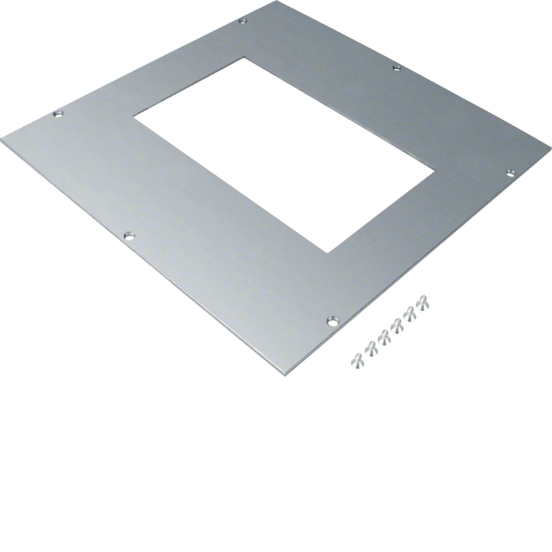 Montagedeckel für Universal-Bodendose Größe 3 gestanzt E04 147x247mm | Hager