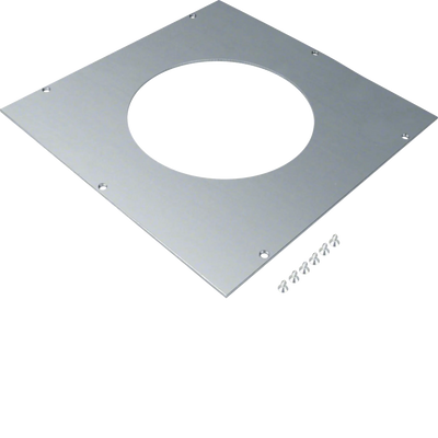 Montagedeckel für Universal-Bodendose Größe 3 gestanzt R06 rund 215mm | Hager