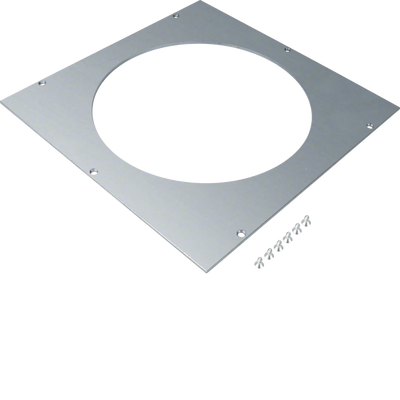 Montagedeckel für Universal-Bodendose Größe 3 gestanzt R10 rund 275mm | Hager