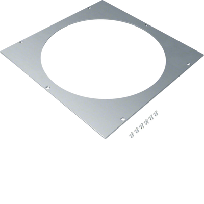 Montagedeckel für Universal-Bodendose Größe 3 gestanzt R12 rund 306mm | Hager