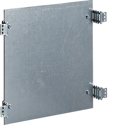 Montageplatte, univers, tiefenverstellbar bis 27mm, 2-reihig, 215x210x2, 5mm | Hager