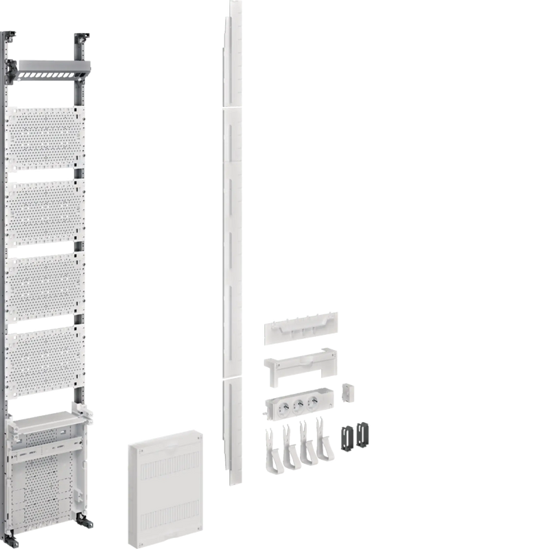 Multimediafeld, univers Z, Höhe 1350mm, 1-feldig, mit APZ unten | Hager