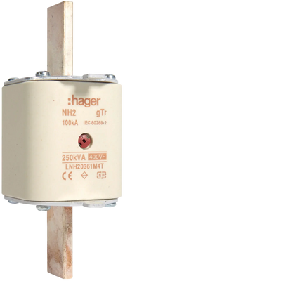 NH-Sicherungseinsatz NH2 gTr 400V 361A Mittenmelder Grifflasche spannungsführend | Hager