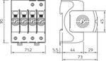 OBO Überspannungsableiter V20, 3-polig+NPE 280 V Art.Nr. 5095253 - Ismailkar - Thumbnail 2