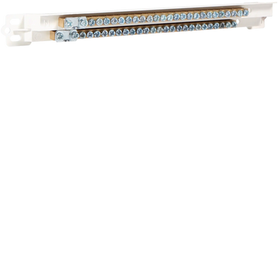 PE/N-Messingklemme,universN,2x25 Klemmstellen | Hager