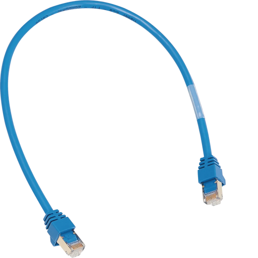 Patch-Leitung mit 2xRJ45 Stecker für WAN-Anwendung, Farbe blau, Länge 1,5 m | Hager