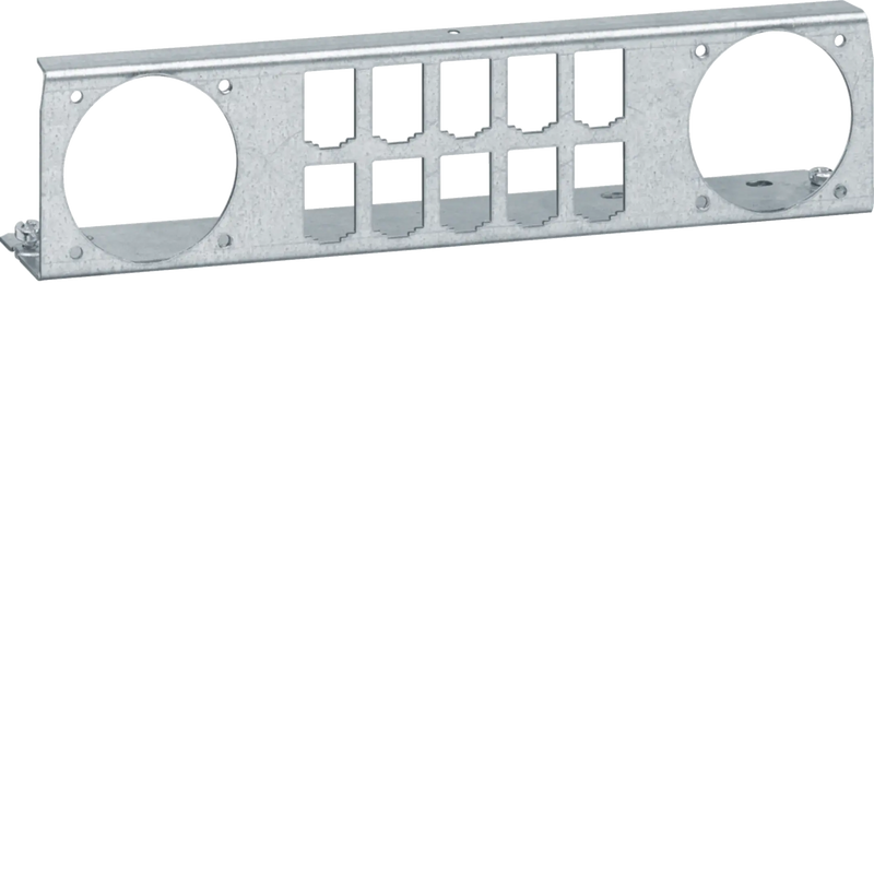 Patchpanel für 10 Patchmodule RJ45 und für 2 Integro flow Einsätze | Hager