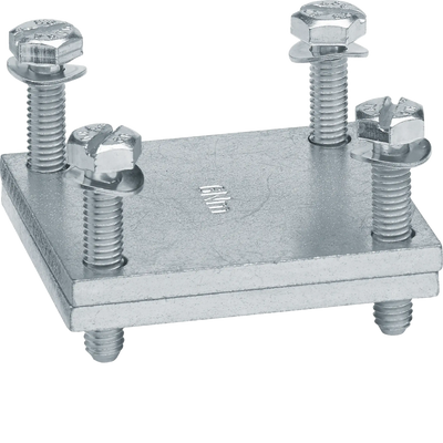 Plattenklemme  für Flachkupfer und flexiblen Kupferbändern,Klemmraum 35mm x 30mm | Hager