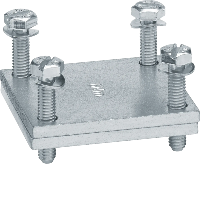 Plattenklemme  für Flachkupfer und flexiblen Kupferbändern,Klemmraum 35mm x 30mm | Hager