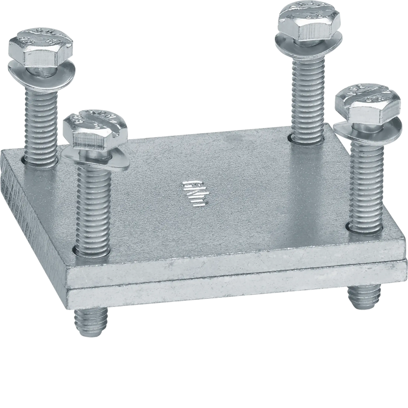 Plattenklemme  für Flachkupfer und flexiblen Kupferbändern,Klemmraum 40mm x 32mm | Hager
