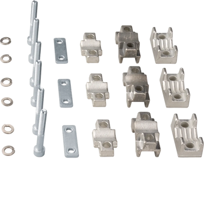 Prismenklemmensatz LT für NH1 2x 35-70mm², 3-polig für Cu/Al-Leiter, Set = 3 St. | Hager