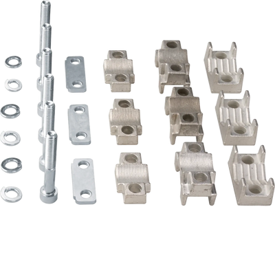 Prismenklemmensatz LT für NH2 2x 70-120mm², 3-polig für Cu/Al-Leiter, Set=3 St. | Hager