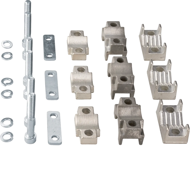 Prismenklemmsatz LT für NH3 2x150-185mm² 3-polig für Cu-/Al-Leiter, Set=3 St. | Hager