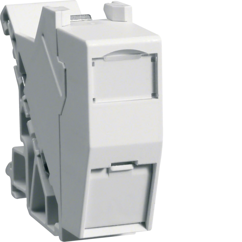 RJ45 Modul (E-Dat), universal, REG 8(8) IP20 Cat. 6A, RJ45 | Hager