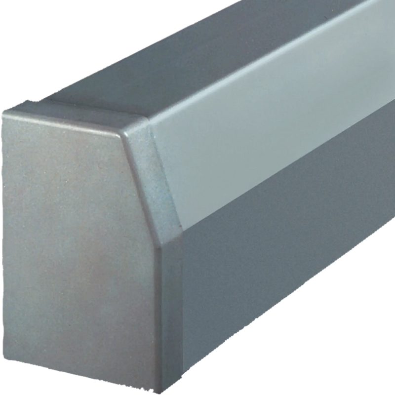 Rangierkanal-Abdeckprofil aus PVC zu RK 110x80mm steingrau | Hager