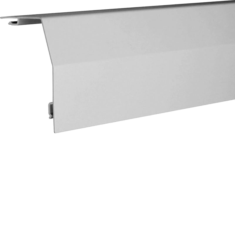 Rangierkanal-Abdeckprofil aus PVC zu RK 190x150mm steingrau | Hager