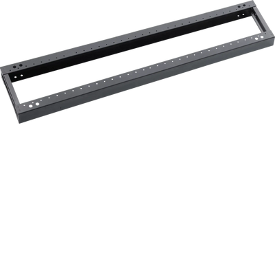 Reihensockel RS seitlich offen 2100x100x600 RAL9005 | Hager