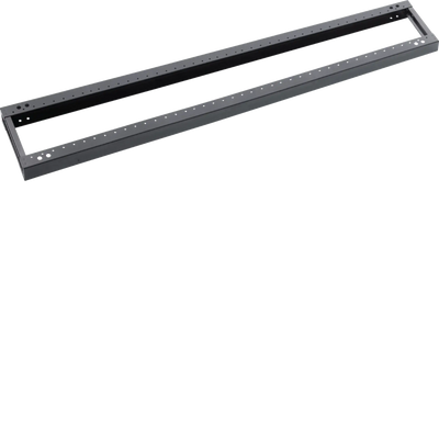 Reihensockel RS seitlich offen 2400x100x400 RAL9005 | Hager