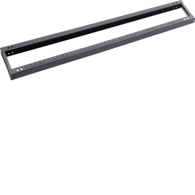 Reihensockel RS seitlich offen 2500x100x600 RAL9005 | Hager