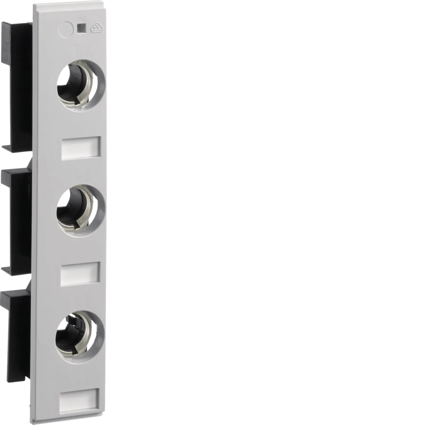 Reitersicherungsunterteil D02 E18 63A 3polig 60mm Sammelschiene Anschlussklemme | Hager