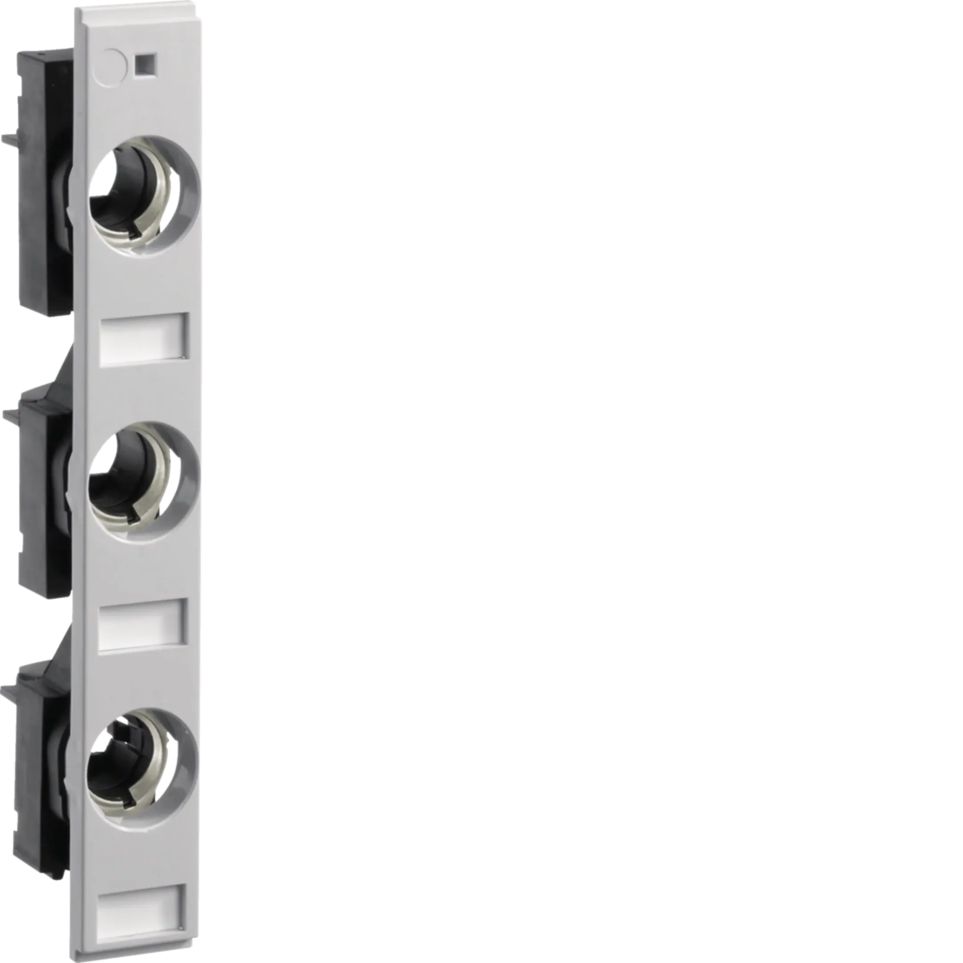 Reitersicherungsunterteil D02 E18 63A 3polig 60mm Sammelschiene Anschlussklemme | Hager