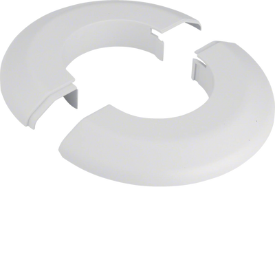 Rosette aus PVC zu Rundkette lichtgrau | Hager