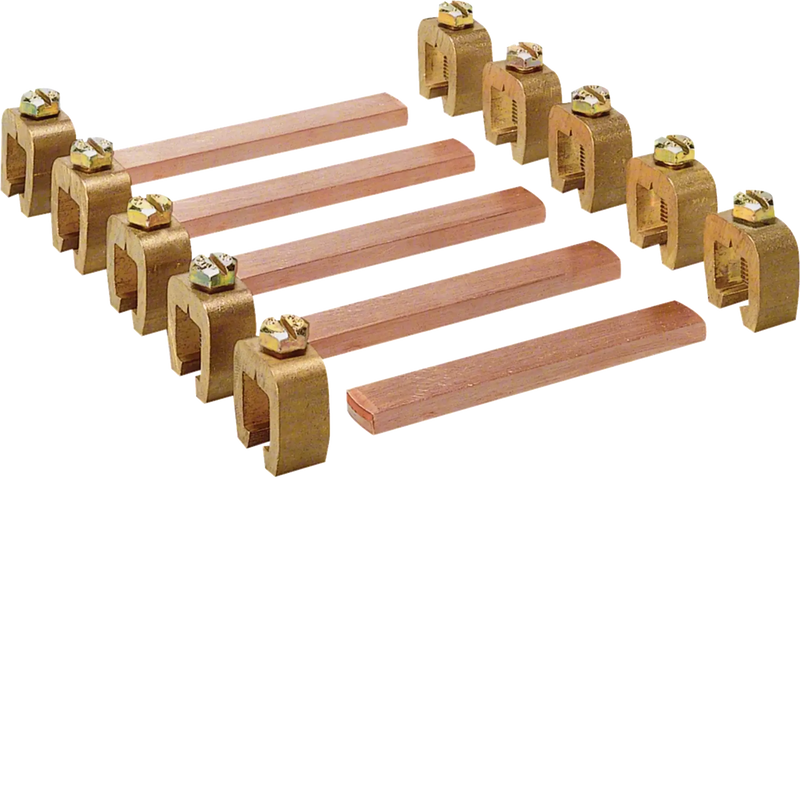 S-Schienenverbinder, 40mm, universN, 12x5mm, 5-polig, für FP/ZB/FT/FA-Schränke | Hager