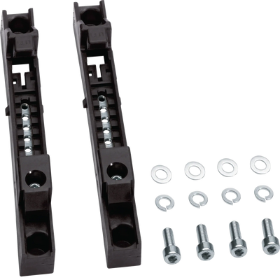 SaS-Träger, universN, 1 polig für N/PE bis Cu 100x10 mm, Einzelmontage, 2Stück | Hager
