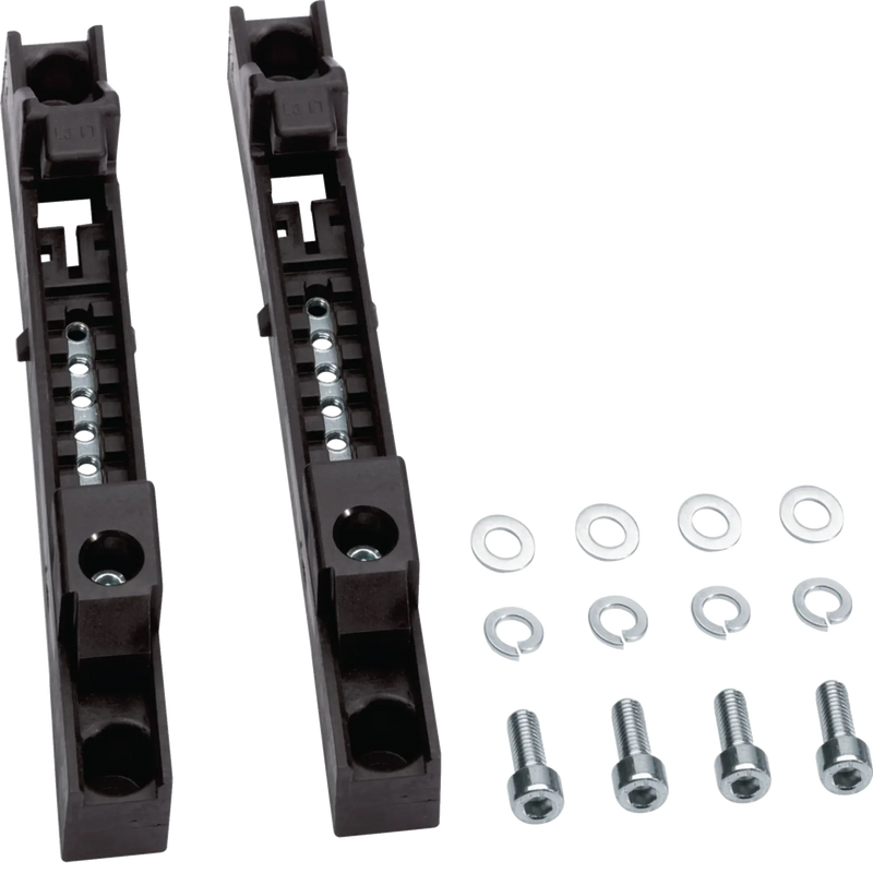 SaS-Träger, universN, 1 polig für N/PE bis Cu 100x10 mm, Einzelmontage, 2Stück | Hager