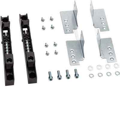 SaS-Träger, universN, 1 polig für N/PE bis Cu 100x10 mm, Tiefenmontage, 2 Stück | Hager