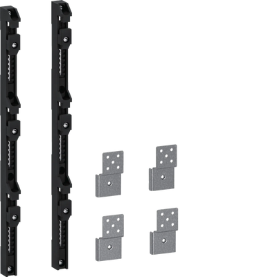 SaS-Träger,universN, 3 polig, 185 mm bis Cu 100 x 10 mm,2ST, IP54 | Hager