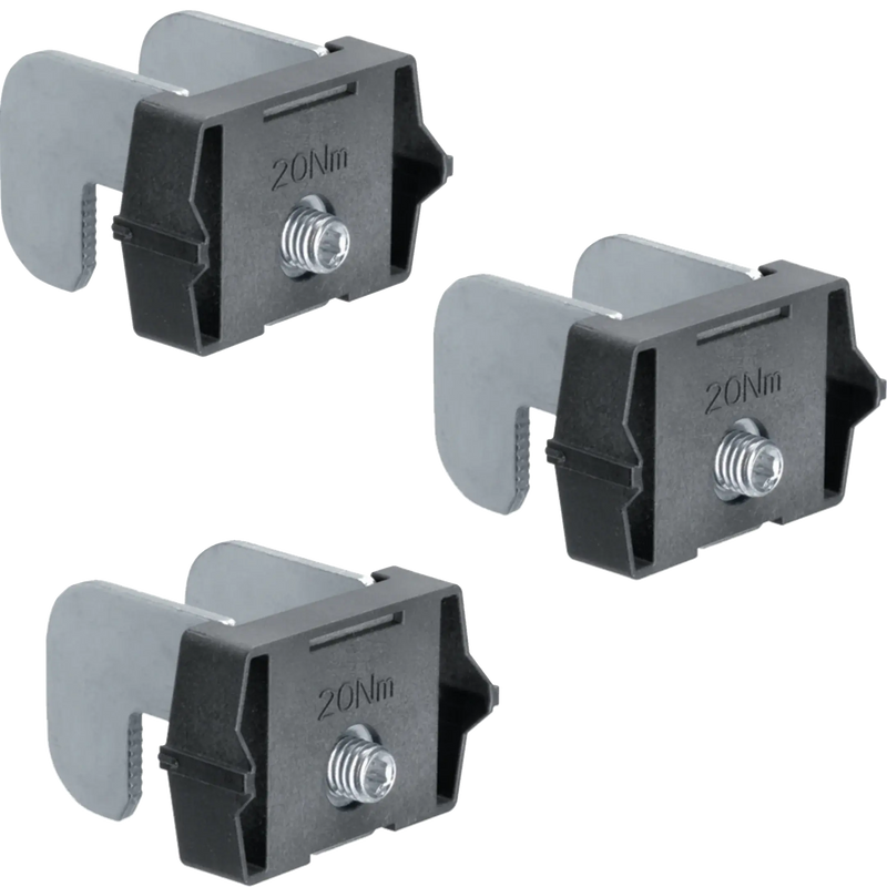 Sammelschienenklemme NH1-3, rostgeschütz für Schienendicke 5-10mm (SET=3Stk) | Hager