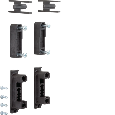 Sammelschienenträger 60mm, universN, 1polig,Set = 2 Stück,koppelbar an 3P-Träger | Hager