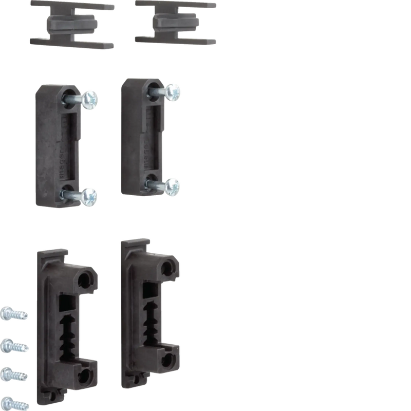 Sammelschienenträger 60mm, universN, 1polig,Set = 2 Stück,koppelbar an 3P-Träger | Hager
