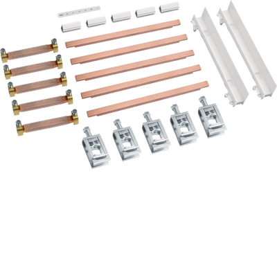 Sammelschienenverbinder, universZ, Schrank/Schrank, 5-polig, CU 12x10mm, 315A | Hager