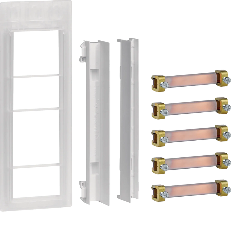 Sammelschienenverbinder, universZ, Schrank/Schrank, 5-polig, CU 12x5mm, 250A | Hager