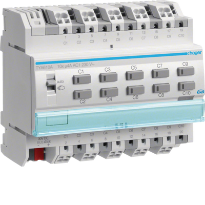 Schalt-/Jalousieaktor 10/5fach,4A, KNX | Hager