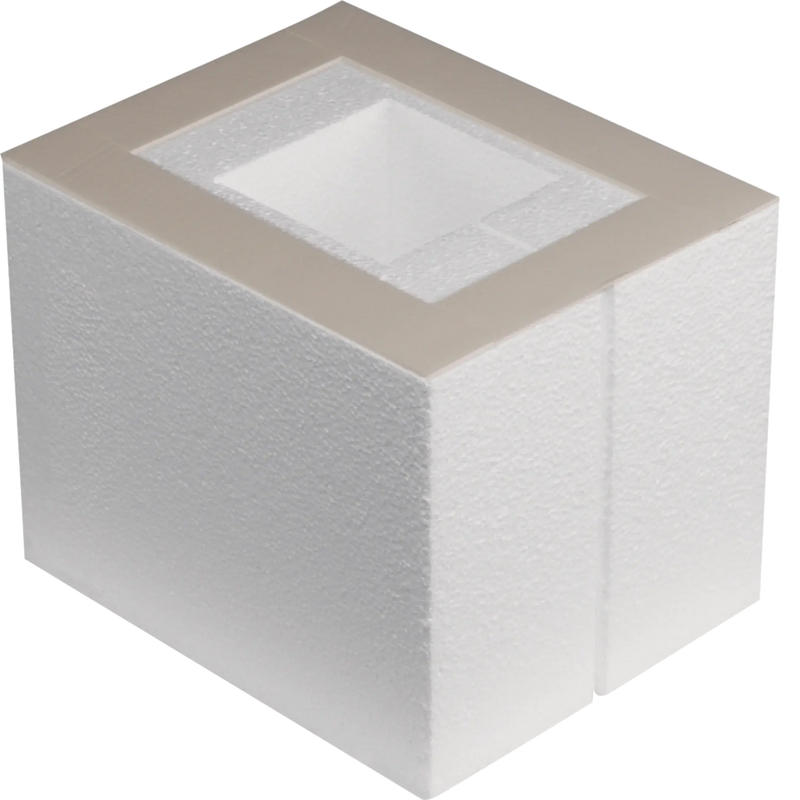 Schalungselement für Einbaueinheit E09 200x253mm aus Styropor Höhe 200mm | Hager