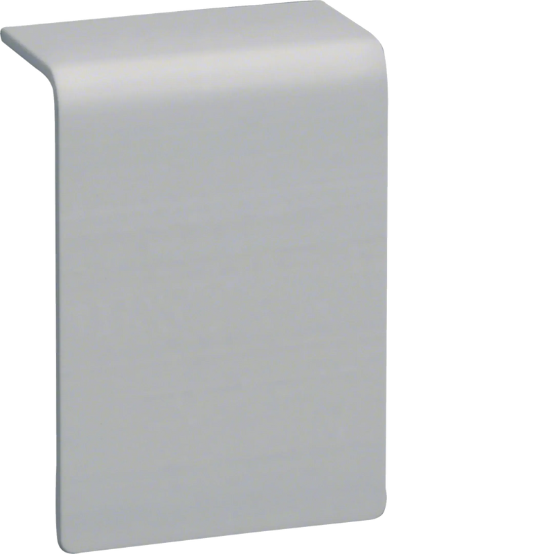 Schnittkaschierung halogenfrei zu Sockelleistenkanal SL 20x55mm Dekor Aluminium | Hager