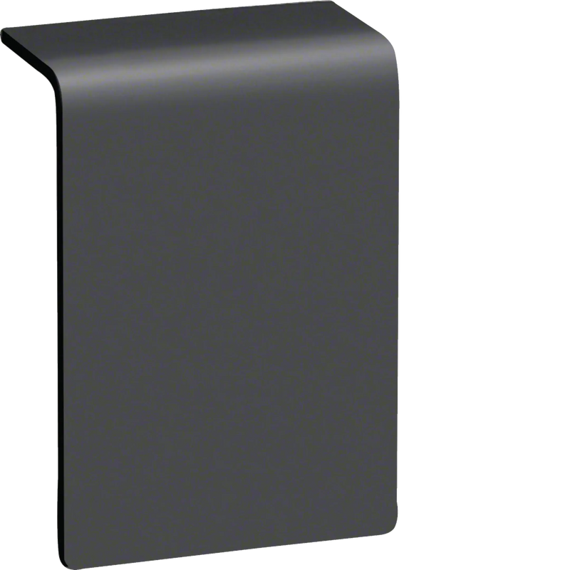 Schnittkaschierung halogenfrei zu Sockelleistenkanal SL 20x55mm graphitschwarz | Hager