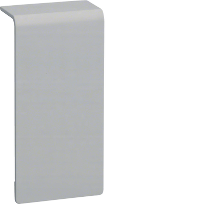 Schnittkaschierung halogenfrei zu Sockelleistenkanal SL 20x80mm Dekor Aluminium | Hager